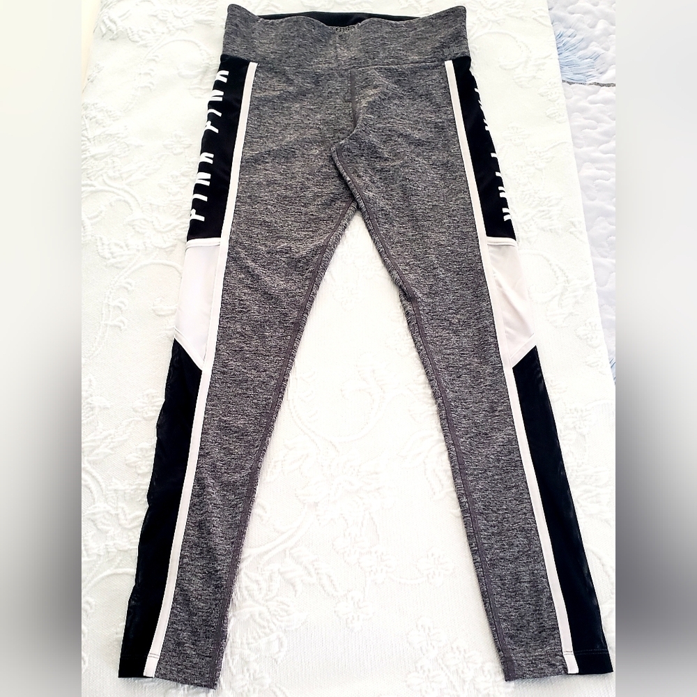 Victoria's Secret Pink Ultimate Leggings - Gray and Black